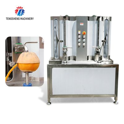 Melon and fruit double-head with single cutter peeling machine papaya chieh-qua pumpkin wax gourd Peeling & polishing