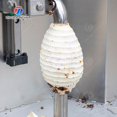 Melon and fruit double-head with single cutter peeling machine papaya chieh-qua pumpkin wax gourd Peeling & polishing