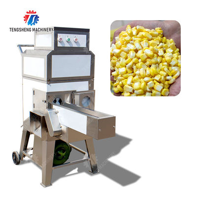 600KG/H 2KW Corn Thresher Machine Electric Fully Automatic Sweet Glutinous Corn Peeler