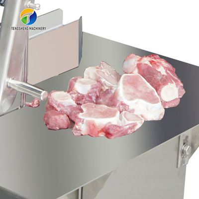 Mutton Chicken Meat Cutting Machine , Canteens Regulating Valve Band Saw Bone Cutting Machine SS