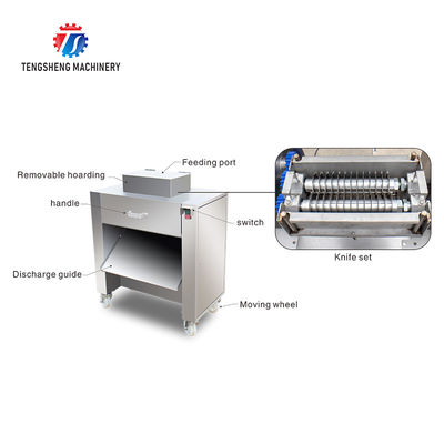 500KG/H Commercial Automatic Bone Meat Processing Machine