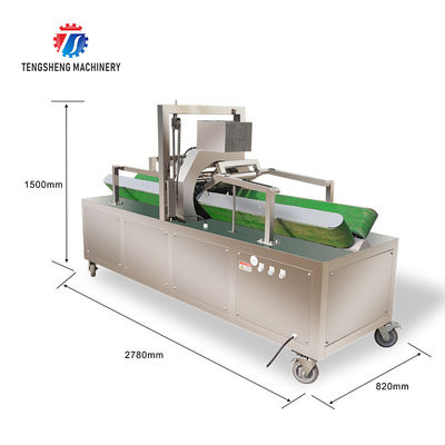 350KG 2.2KW Winter Melon Wax Gourd Vegetable Peeling Machine Horizontal Kitchen Equipment