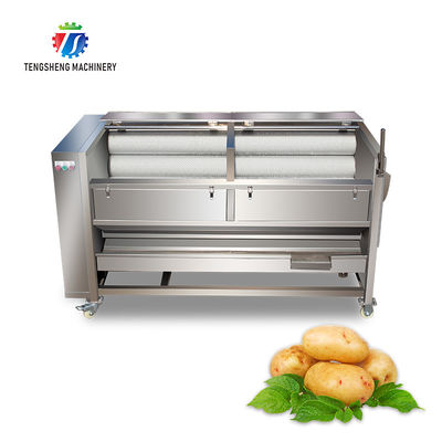 1500KG/H Sweet potato cleaning and peeling machine taro cleaning and peeling machine root cleaning machine