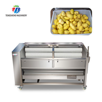 1500KG/H Sweet potato cleaning and peeling machine taro cleaning and peeling machine root cleaning machine