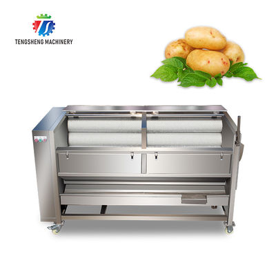 1500KG/H Sweet potato cleaning and peeling machine taro cleaning and peeling machine root cleaning machine