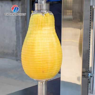 2pcs/Min Commercial pineapple cantaloupe peeler manufacturers direct single head peeling equipment peeling machine