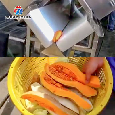 Multifunctional Vegetable Cutting Half Machine 2000KG/H Kitchen Processing Equipment