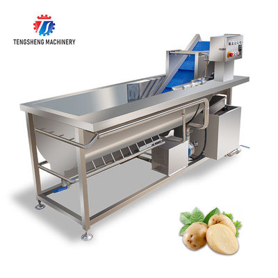 180KG Multifunctional vegetable washing machine eddy current washing machine stainless steel material