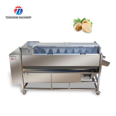 580KG 3500KG/H Supply large yield potato peeling machine peeling machine taro cleaning machine screw out of material
