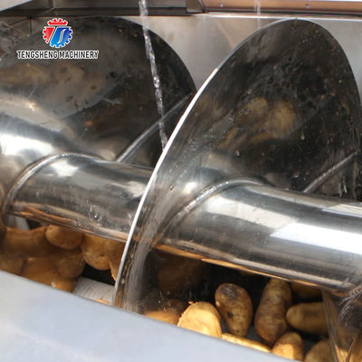 580KG Add large melon and fruit cleaning peeling machine large yield potato peeling machine taro peeling machine
