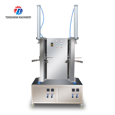 Non Toxic Taro Peeler , 1.5KW Lustre Fruit And Vegetable Peeling Machine 2 Heads