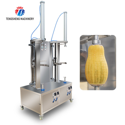 Cantaloupe Pumpkin Peeler Machine , Taro Peeling Machine 2 Head Work Circularly Industrial
