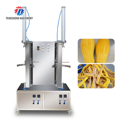 Double Headed Pumpkin Peeling Machine , Commercial Melon Peeler Wax Gourd