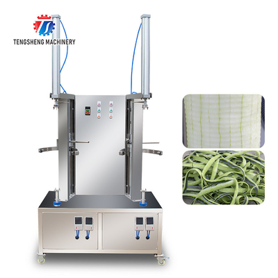 Membrane Unpicked Crackless Fruit And Vegetable Peeler Machine 2 Heads White Gourd