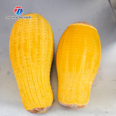 Double Headed Pumpkin Peeling Machine , Commercial Melon Peeler Wax Gourd