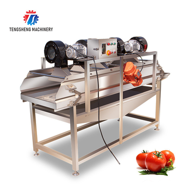 OEM Potatoes Orange Fruit Drying Machine Leafy Vegetables Vibrating Air Dryer