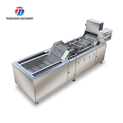 380V3.5KW Corn blanching and cleaning machine blanching machine high temperature and high pressure spray bubble cleaning