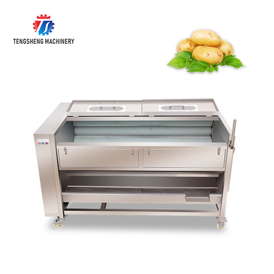 380KG 1.5KW The whole network selling large cleaning machine wavy yam cleaning machine potato cleaning machine
