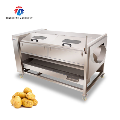 380KG 1.5KW The whole network selling large cleaning machine wavy yam cleaning machine potato cleaning machine