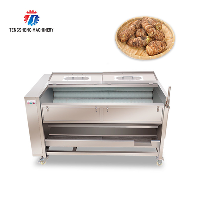 380KG 1.5KW Continuous cleaning equipment seafood wool roller cleaning root cleaning
