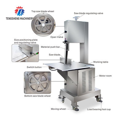 Automatic Kitchen Equipment Effective Ribs Cutting Machine Made of Stainless Steel