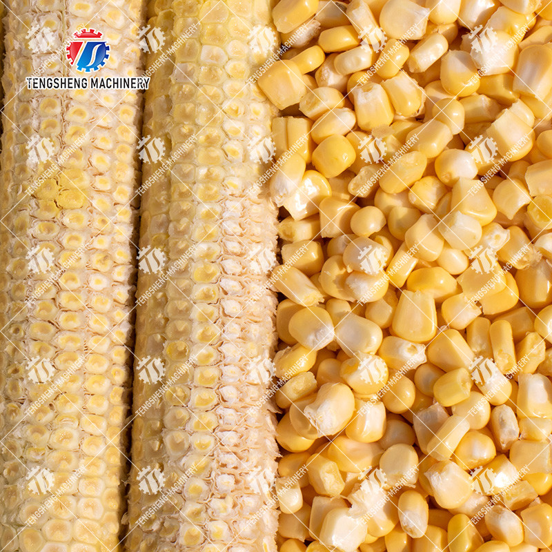 Electric Sweet Corn Peeling Machine Threshing Small Maize Shelling Ear Corn