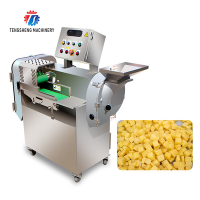 304 Stainless Steel Vegetable Processing Machine Double Head Cabbage Dicing Equipment