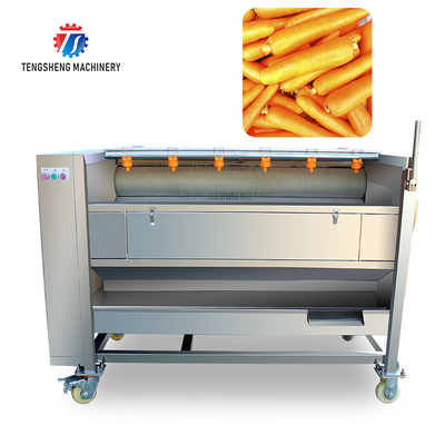 Brush roller peeling cleaning machine horseshoe cleaning machine potato cleaning peeling machine