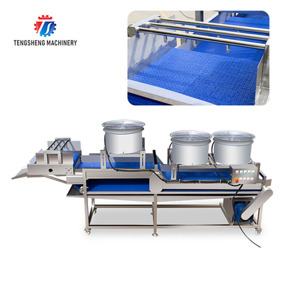 Automatic Stainless Steel Step Type Air Drying Machine Vegetable Cleaning