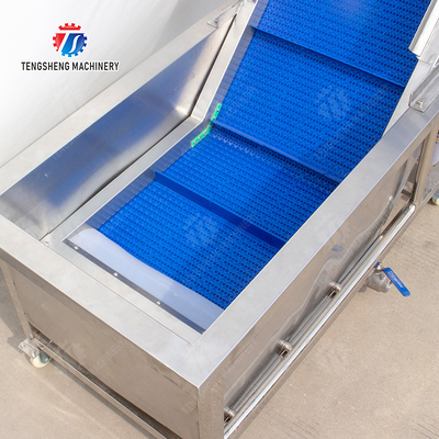 Pre-foaming hoisting roller brush washing production line Fruit Vegetable FOOD processing production Machine