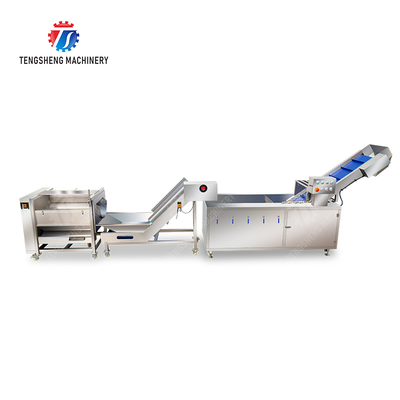 Roller brush bubble washing production line Fruit Vegetable FOOD processing production Machine