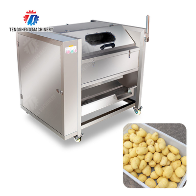 Wash Washer Washing Cleaning processing production Destoning Supplying soybeans  Potato Carrot Taro Sweet potato Yam Saiko persimmon Sealed cover brush peeling machine