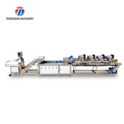 Orange Potato  Onions Ginger Potato Carrot Taro Sweet potato Yam Saiko persimmon papaya horseshoe 2025 Fruit and vegetable cutting, cleaning and air-drying production line