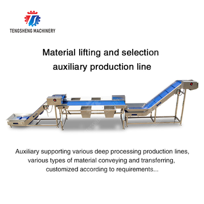 Material lifting and selection auxiliary production line Orange Vegetable Leaves Vegetables sward beans  soybeans  green beans  chickpeas beans  red beans  mung beans  green peas beans Potato