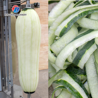 papaya chieh-qua pumpkin wax gourd pineapple Vegetable Vertical double cutter peeling machine processing production