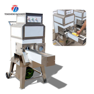 380V Electric Sweet Glutinous Corn Thresher 304 Stainless Steel Blade