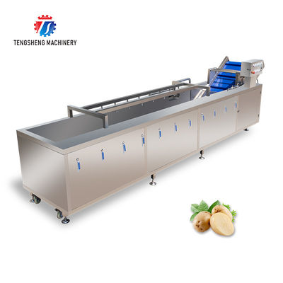 340KG Multifunctional spray type vegetable washing machine automatic cleaning 304 stainless steel cleaning machine