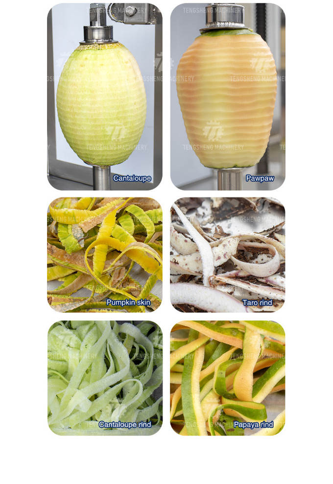1.0KW 90KG Vertical single knife peeling machine pumpkin wax gourd