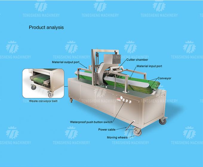 350KG 2.2KW Winter Melon Wax Gourd Vegetable Peeling Machine Horizontal
